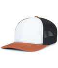Pacific Headwear Contrast Stitch Trucker Pacflex Snapback Cap