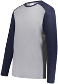Augusta Sportswear Youth Gameday Vintage Long Sleeve Tee
