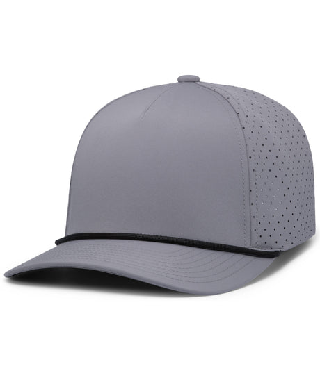 Pacific Headwear Weekender  Perforated Snapback Cap