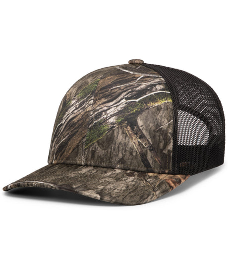 Unisex Pacific Headwear Camo Snapback Trucker Cap