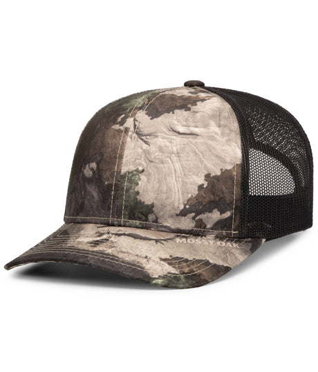 Unisex Pacific Headwear Camo Snapback Trucker Cap