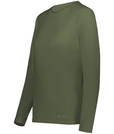 Holloway  Women's Ladies Essential Long Sleeve Tee Powered By Coolcore®