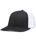 Pacific Headwear Melange Heather Low-profile Trucker