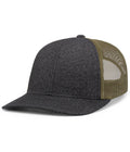 Pacific Headwear Melange Heather Low-profile Trucker