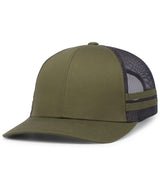 Pacific Headwear Low-profile Stripe Trucker Cap