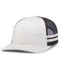 Pacific Headwear Low-profile Stripe Trucker Cap