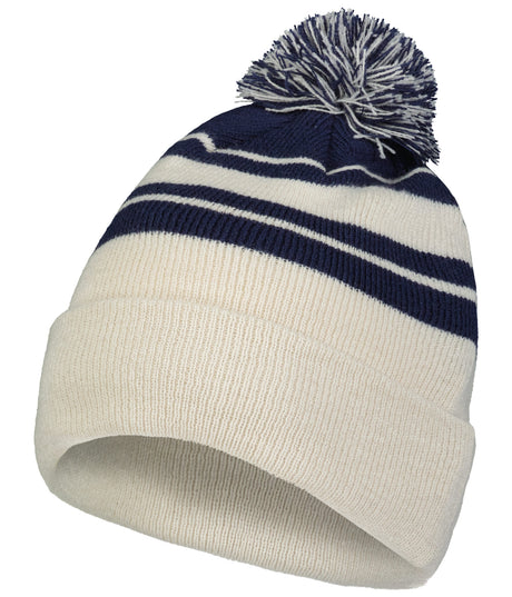 Pacific Headwear Knit Fold Over Pom-pom Beanie