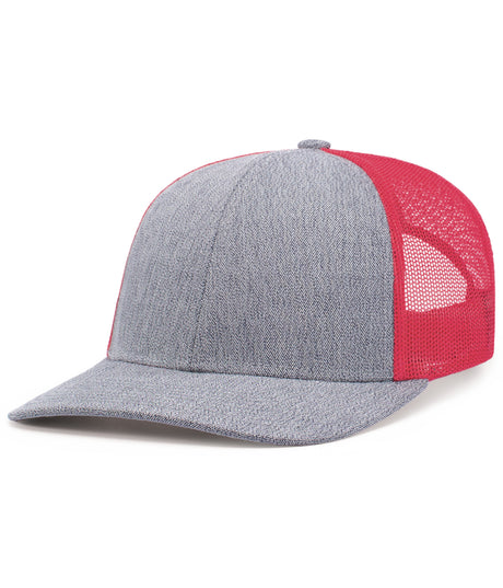 Pacific Headwear Melange Heather Low-profile Trucker