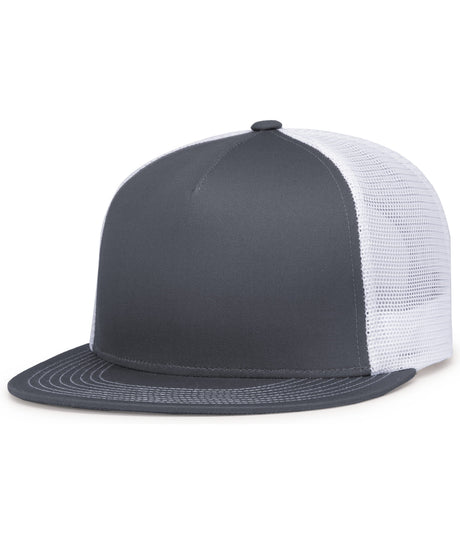 Pacific Headwear D-series 5-panel Trucker Snapback Cap