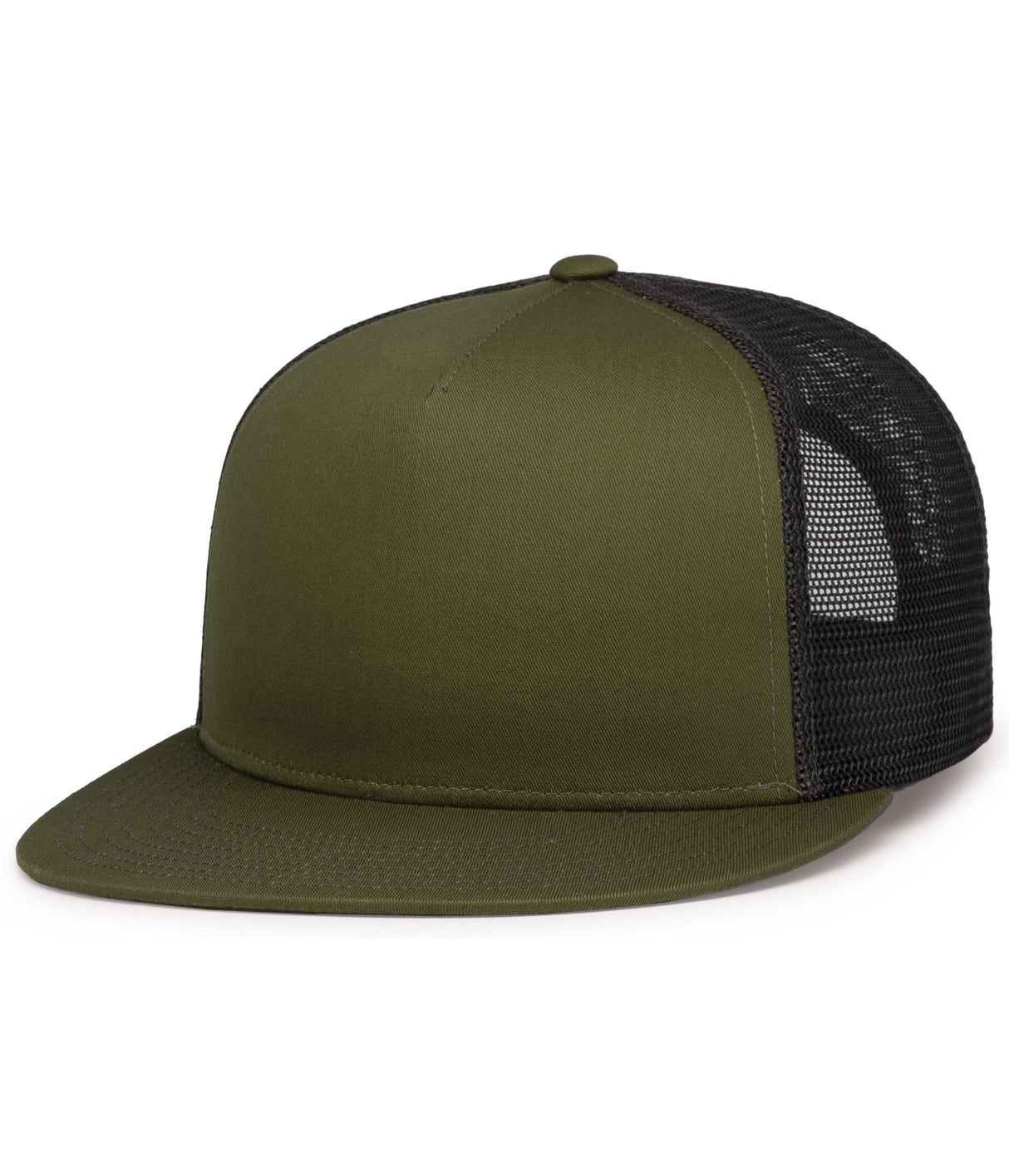 Pacific Headwear D-series 5-panel Trucker Snapback Cap