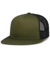 Pacific Headwear D-series 5-panel Trucker Snapback Cap