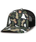 Pacific Headwear  Men's Weekender Duck Camo Trucker Snapback Cap