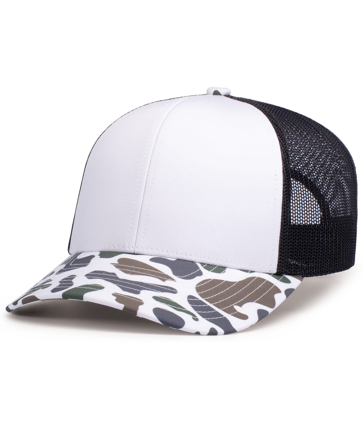 Pacific Headwear  Men's Weekender Duck Camo Trucker Snapback Cap