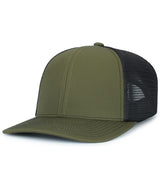 Pacific Headwear Contrast Stitch Trucker Pacflex Snapback Cap