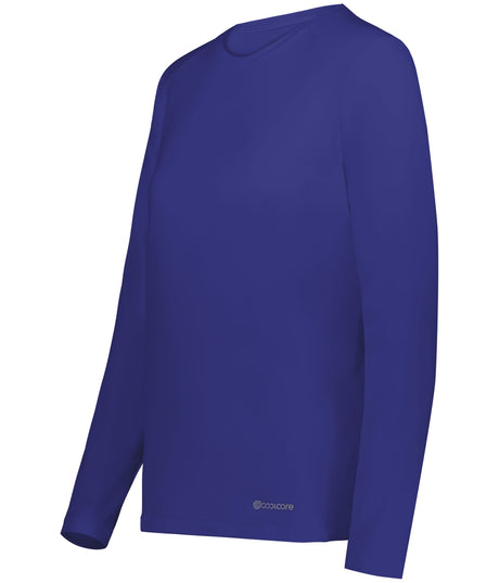 Holloway  Women's Ladies Essential Long Sleeve Tee Powered By Coolcore®