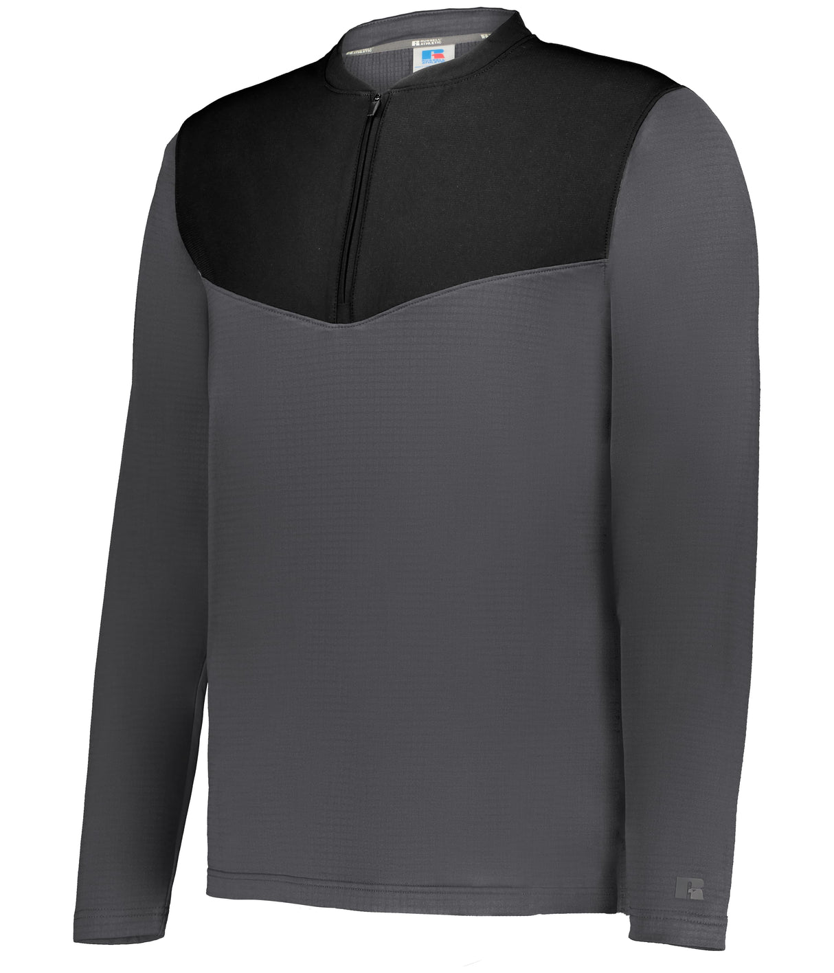 Russell  Men's Sideline Grid 1/4 Zip Pullover