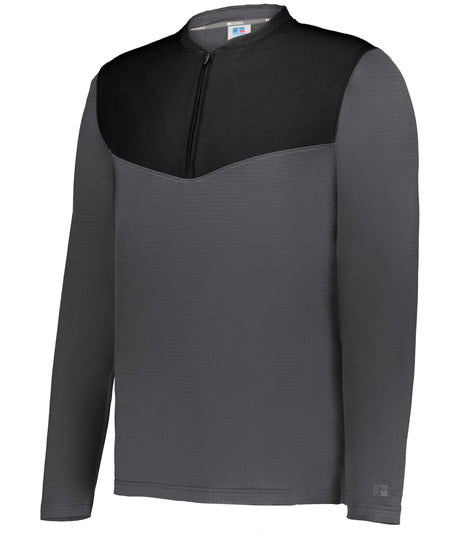 Russell  Men's Sideline Grid 1/4 Zip Pullover