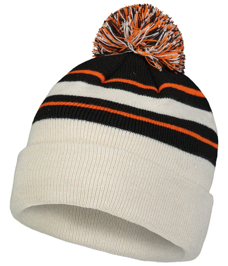 Pacific Headwear Knit Fold Over Pom-pom Beanie