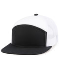 Pacific Headwear 6-panel Arch Trucker Snapback Cap