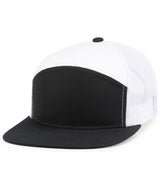 Pacific Headwear 6-panel Arch Trucker Snapback Cap