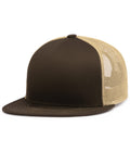 Pacific Headwear D-series 5-panel Trucker Snapback Cap