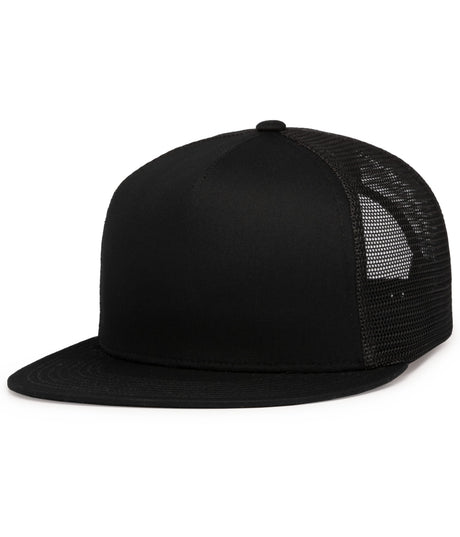Pacific Headwear D-series 5-panel Trucker Snapback Cap