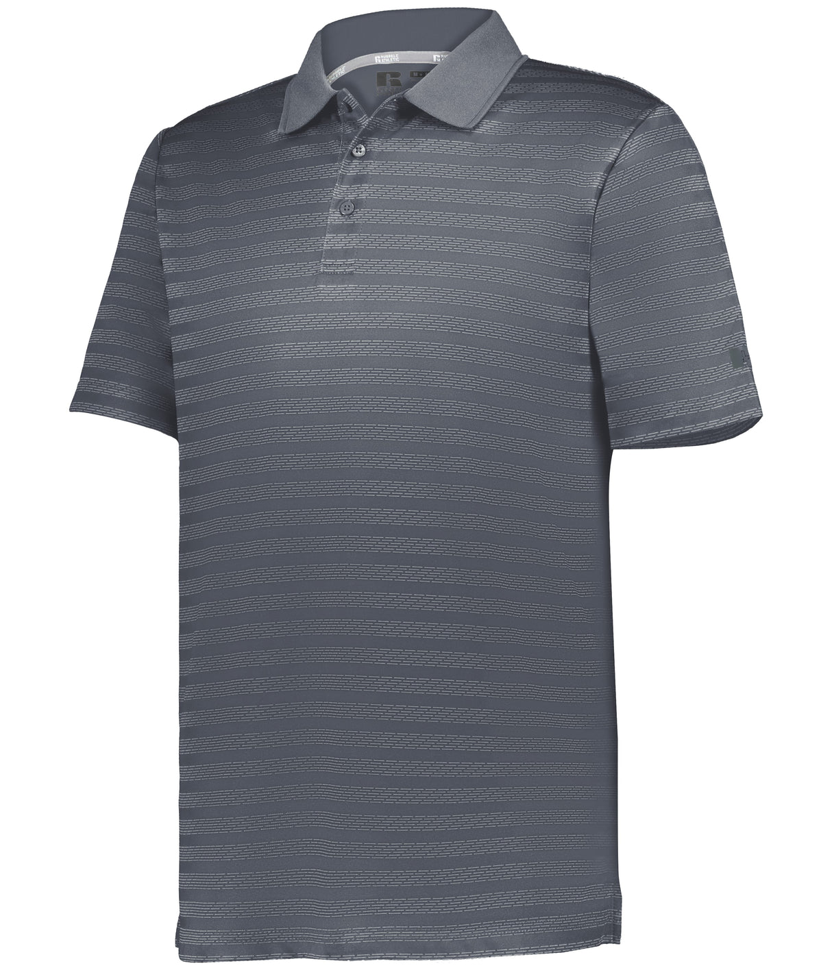 Russell  Men's Sideline Striped Polo