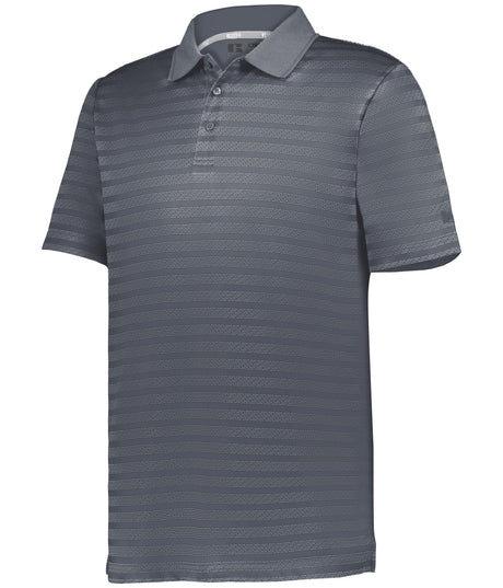 Russell  Men's Sideline Striped Polo