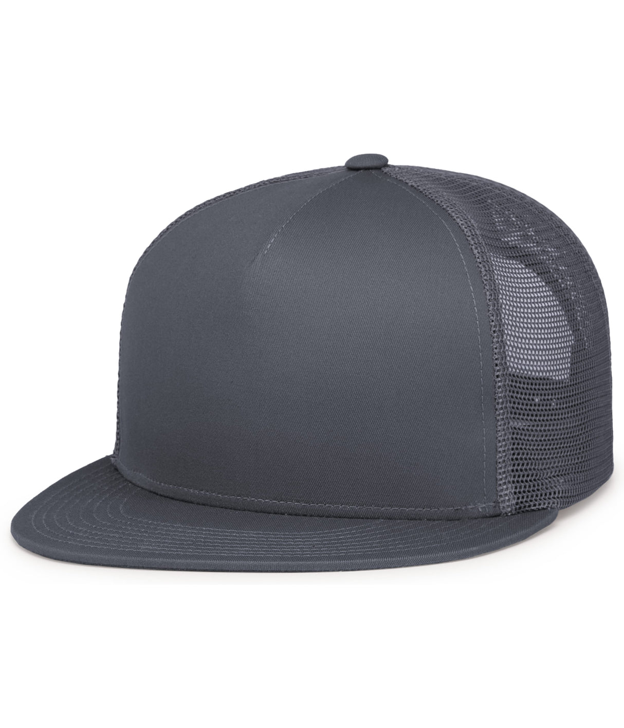 Pacific Headwear D-series 5-panel Trucker Snapback Cap