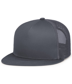 Pacific Headwear D-series 5-panel Trucker Snapback Cap