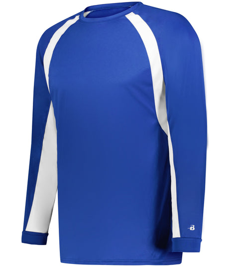 Badger Sport Youth Hook Long Sleeve Tee