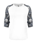 Badger Sport  Men's Vintage Camo Tri-blend Basebal