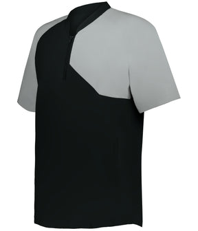 Alleson Athletic  Men's Field 1/4 Zip Short Sleeve Pullover