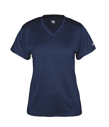 Badger Sport  Women's Pro Heather Ladies' V-neck Tee