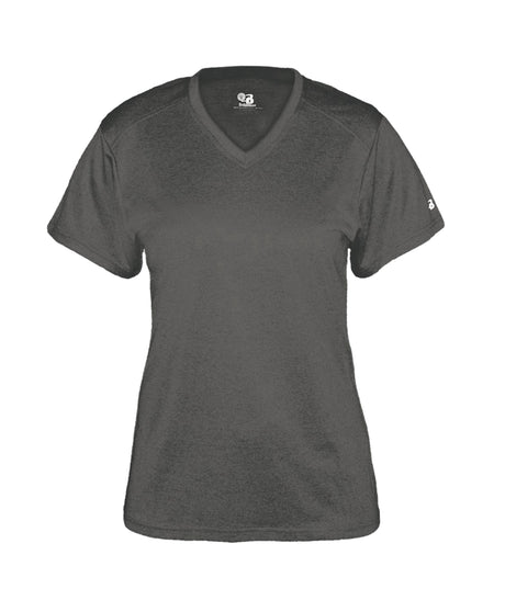 Badger Sport  Women's Pro Heather Ladies' V-neck Tee