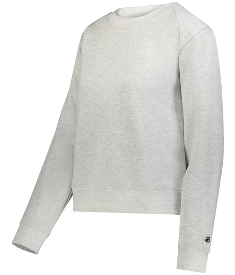 Badger Sport  Women's  Athletic Fleece Crop Crew