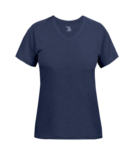 Badger Sport  Women's Ladies Tri-blend V-neck Tee