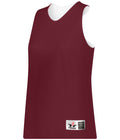 Alleson Athletic  Women's Ladies Microfiber Reversible Basketball Jersey