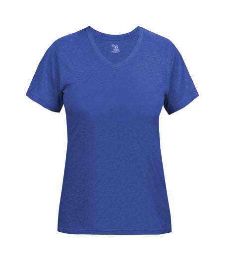 Badger Sport  Women's Ladies Tri-blend V-neck Tee