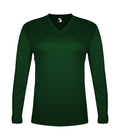 Badger Sport  Women's Tri-blend ' V-neck L/s T