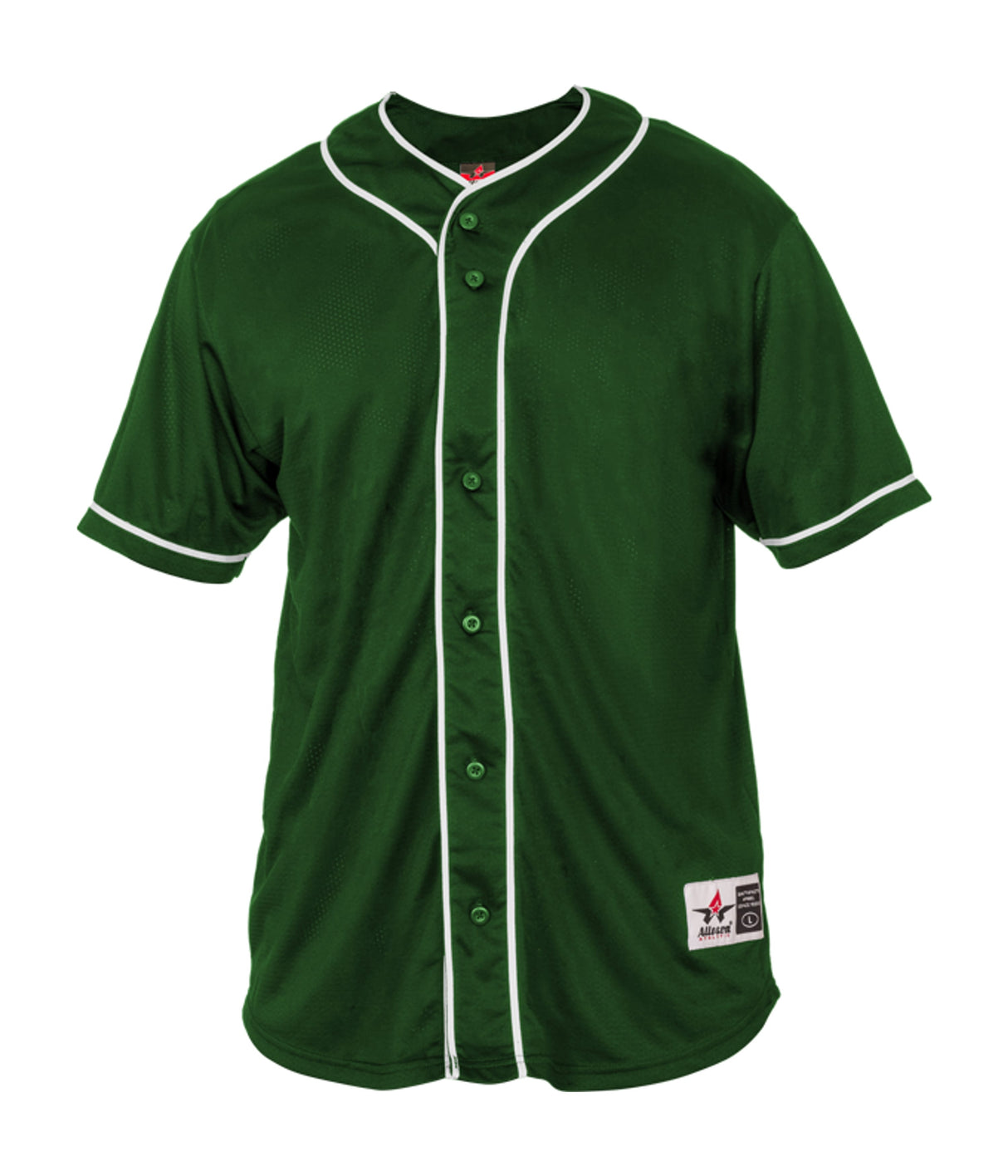 Youth Alleson Athletic Diamond Full Button Baseball Jersey