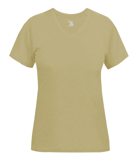 Badger Sport  Women's Ladies Tri-blend V-neck Tee