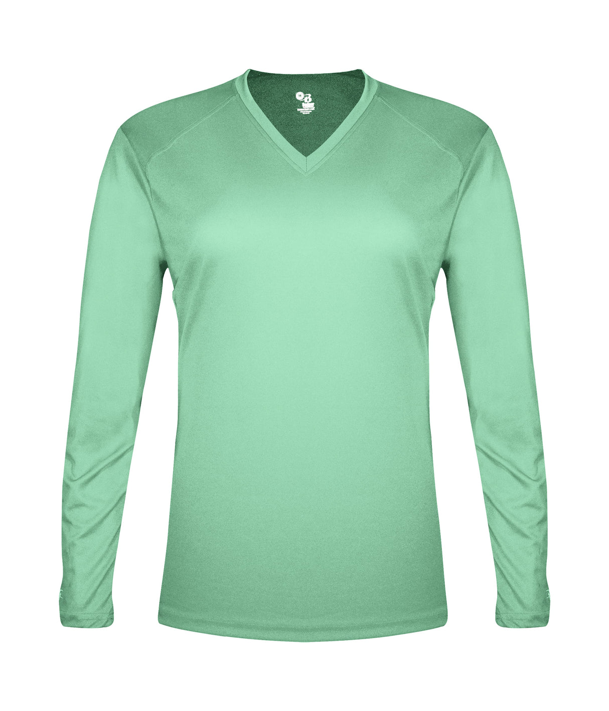 Badger Sport  Women's Tri-blend ' V-neck L/s T