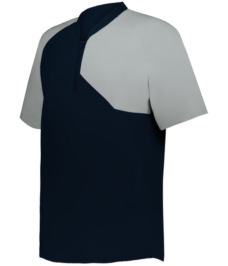 Alleson Athletic  Men's Field 1/4 Zip Short Sleeve Pullover