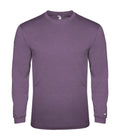 Badger Sport Tri-blend L/s Youth Tee