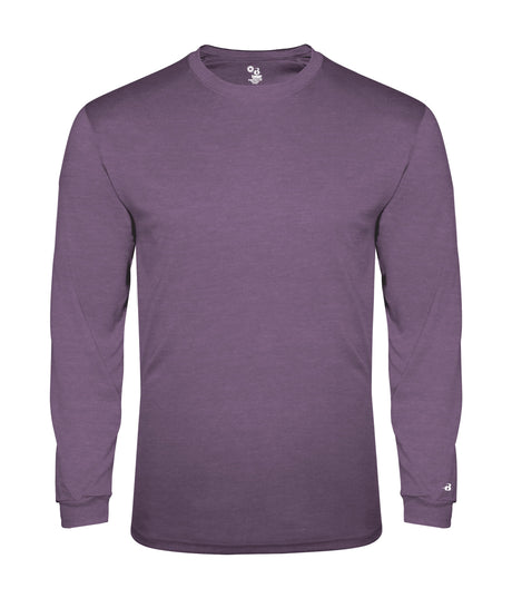 Badger Sport Tri-blend L/s Youth Tee
