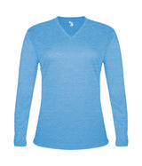 Badger Sport  Women's Tri-blend ' V-neck L/s T