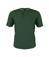 Alleson Athletic  Men's Two Button Mesh Baseball Jersey