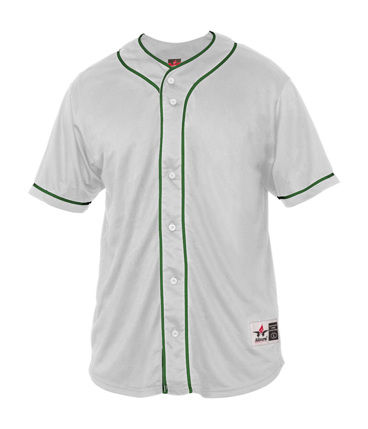 Youth Alleson Athletic Diamond Full Button Baseball Jersey