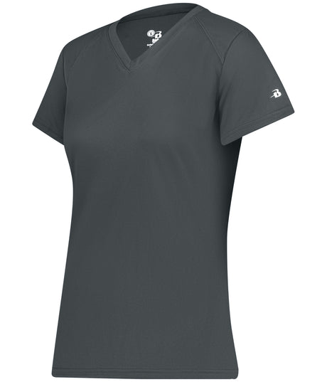 Badger Sport  Women's Ladies B-core V-neck Tee